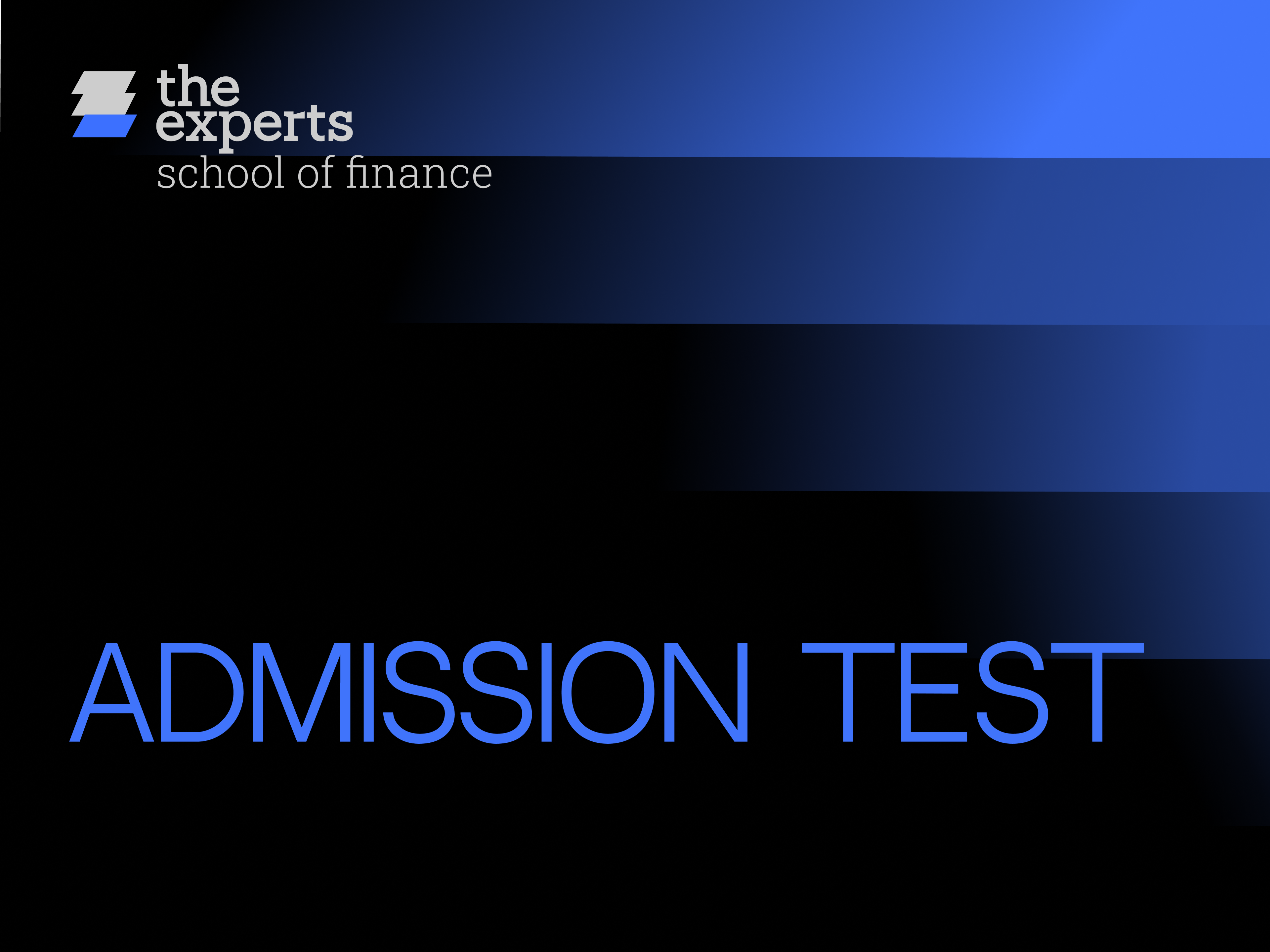 Admission Test 2025/26 - 1